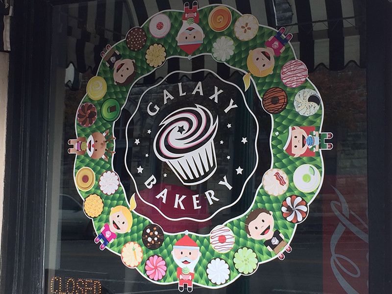 Galaxy Bakery Xmas Window 2014