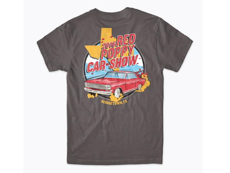 2016 Red Poppy Festival Car Show T-Shirt