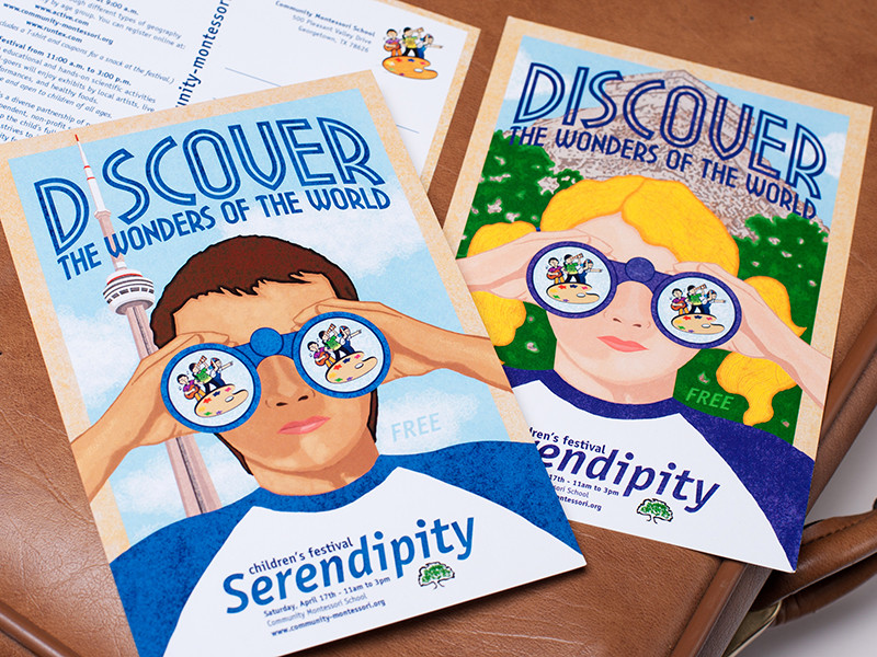 Community Montessori School Serendipity Cards