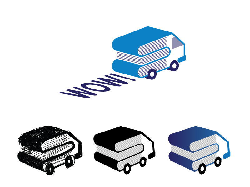 WOW Bookmobile Logo