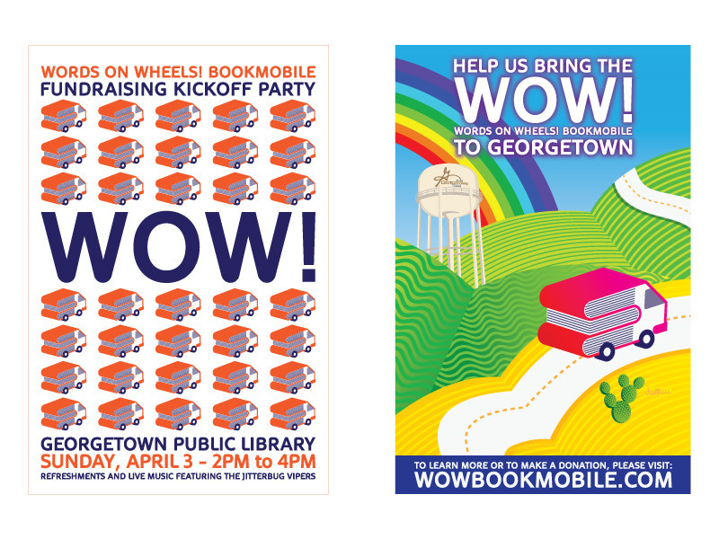 WOW Bookmobile Posters