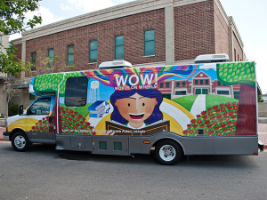 WOW Book Mobile Wrap DriverSide